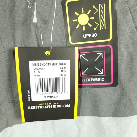 NWT Realtree Aspect Mens Small 28/30 Flat Front Mirage Pr Hybrid Fishing Shorts - Picture 2 of 7